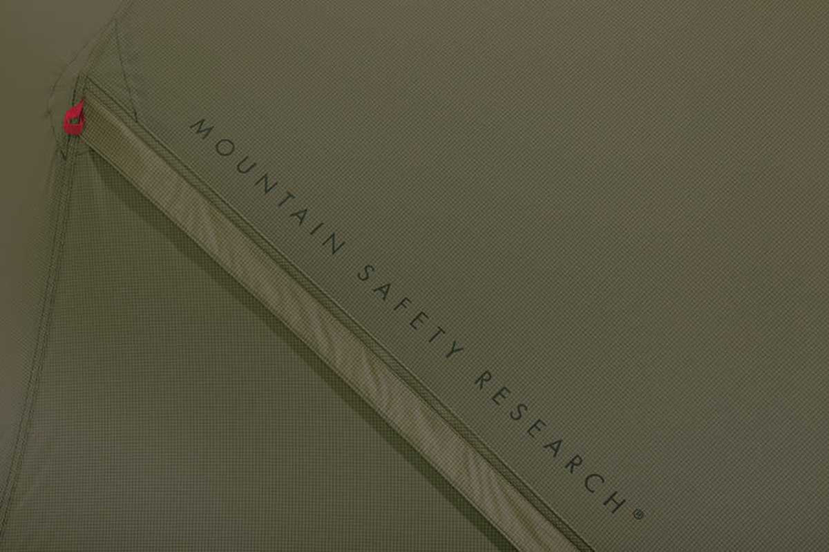 Textur på MOUNTAIN SAFETY RESEARCH tyg för Hubba Hubba HD 1