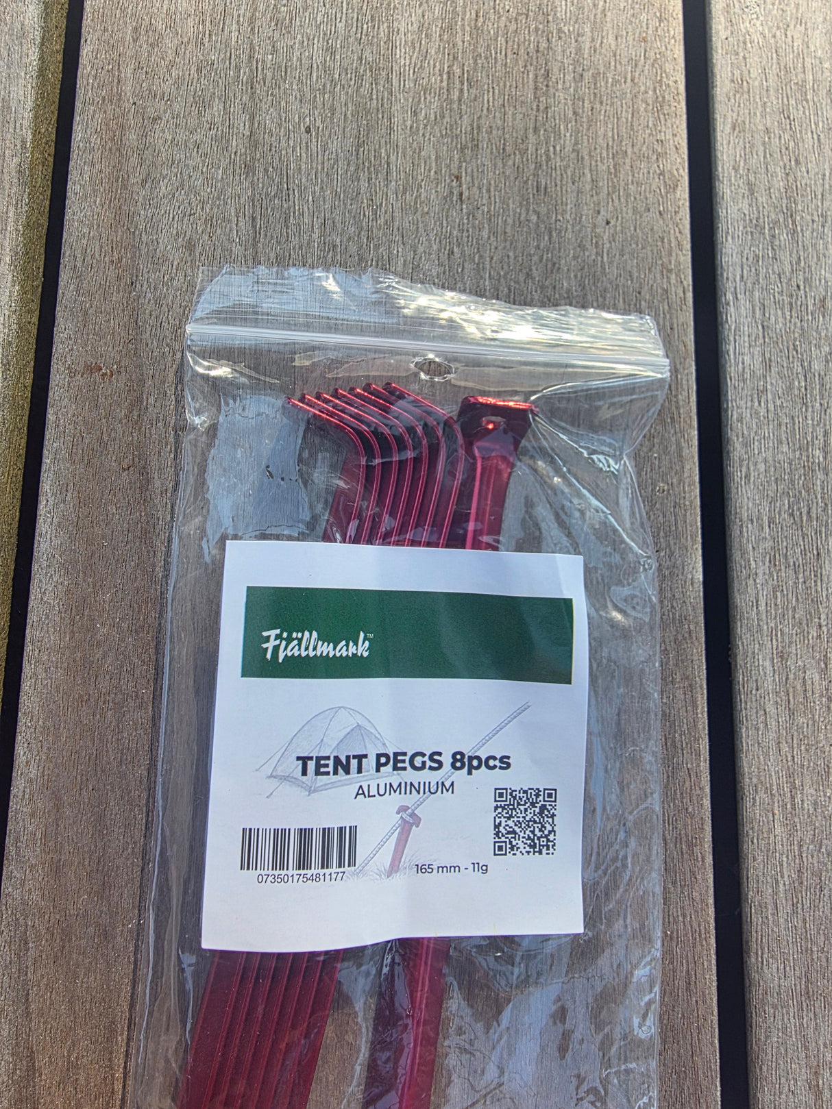 Markspik 11g i aluminium 8 pack