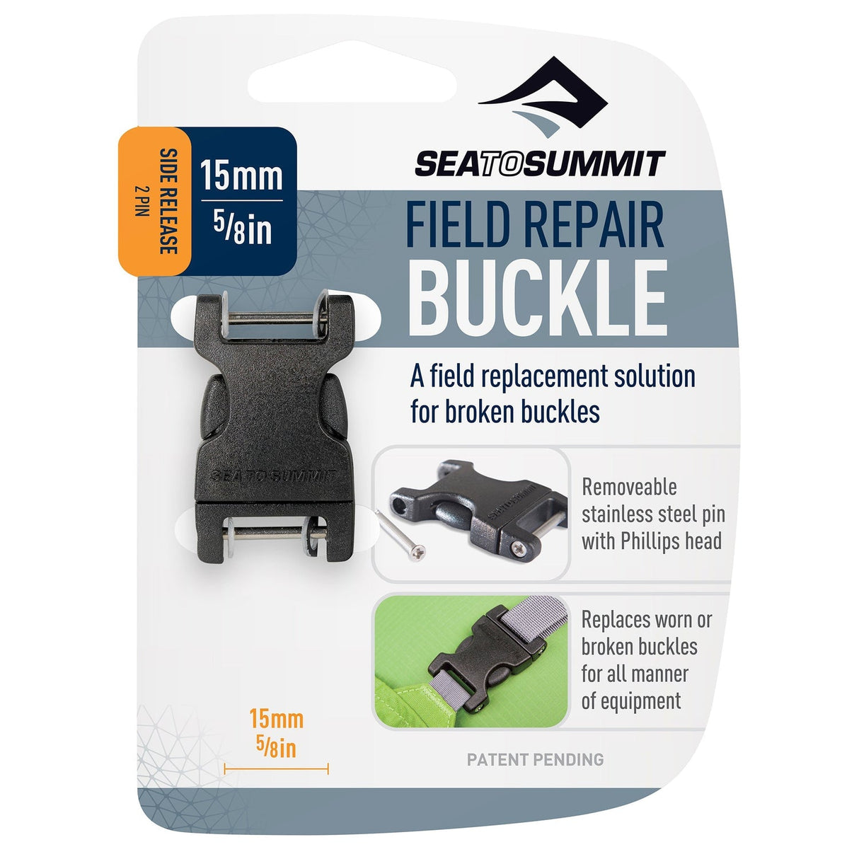 Field Repair Buckle Side Release 2 Pin