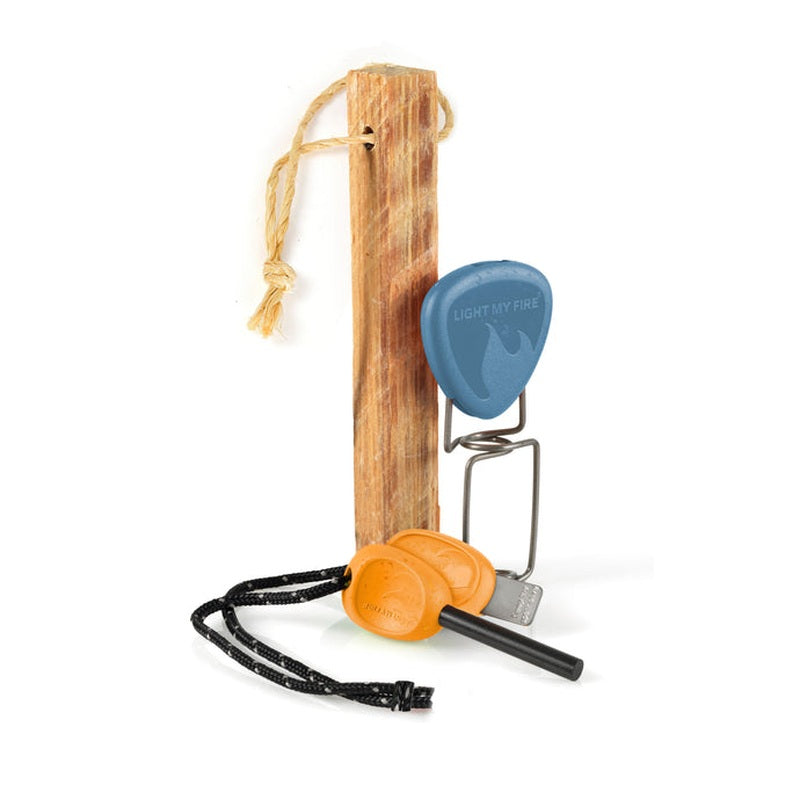 Komplett Light My Fire kit: Swedish FireSteel, gaffel och MayaStick
