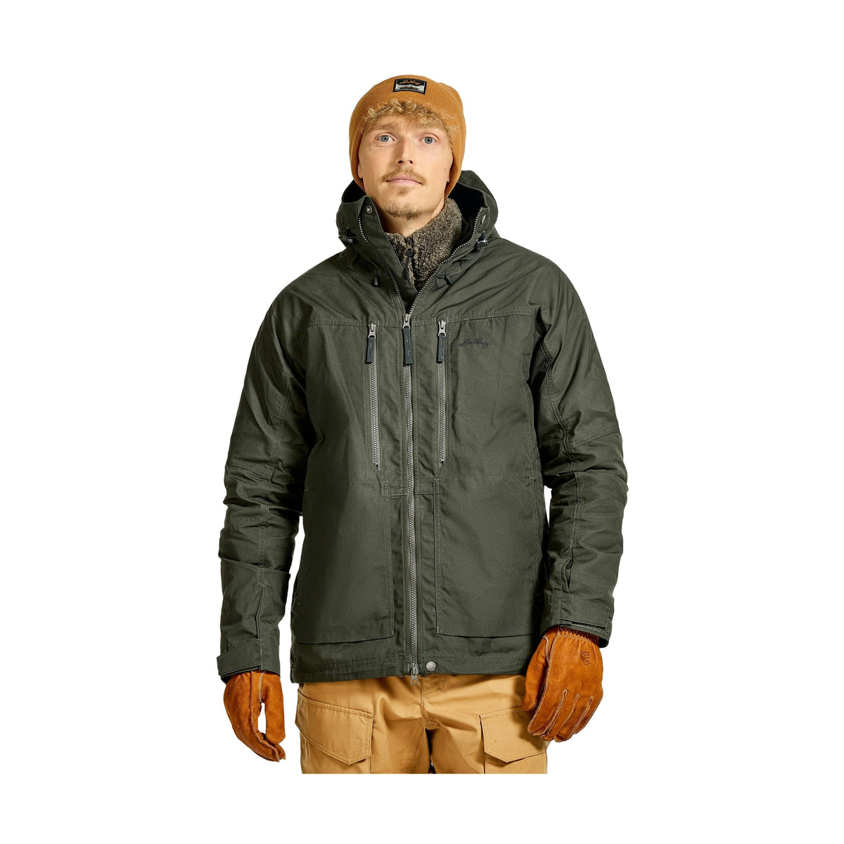 Lundhags Authentic III jacka fram med dragkedja och bröstfickor