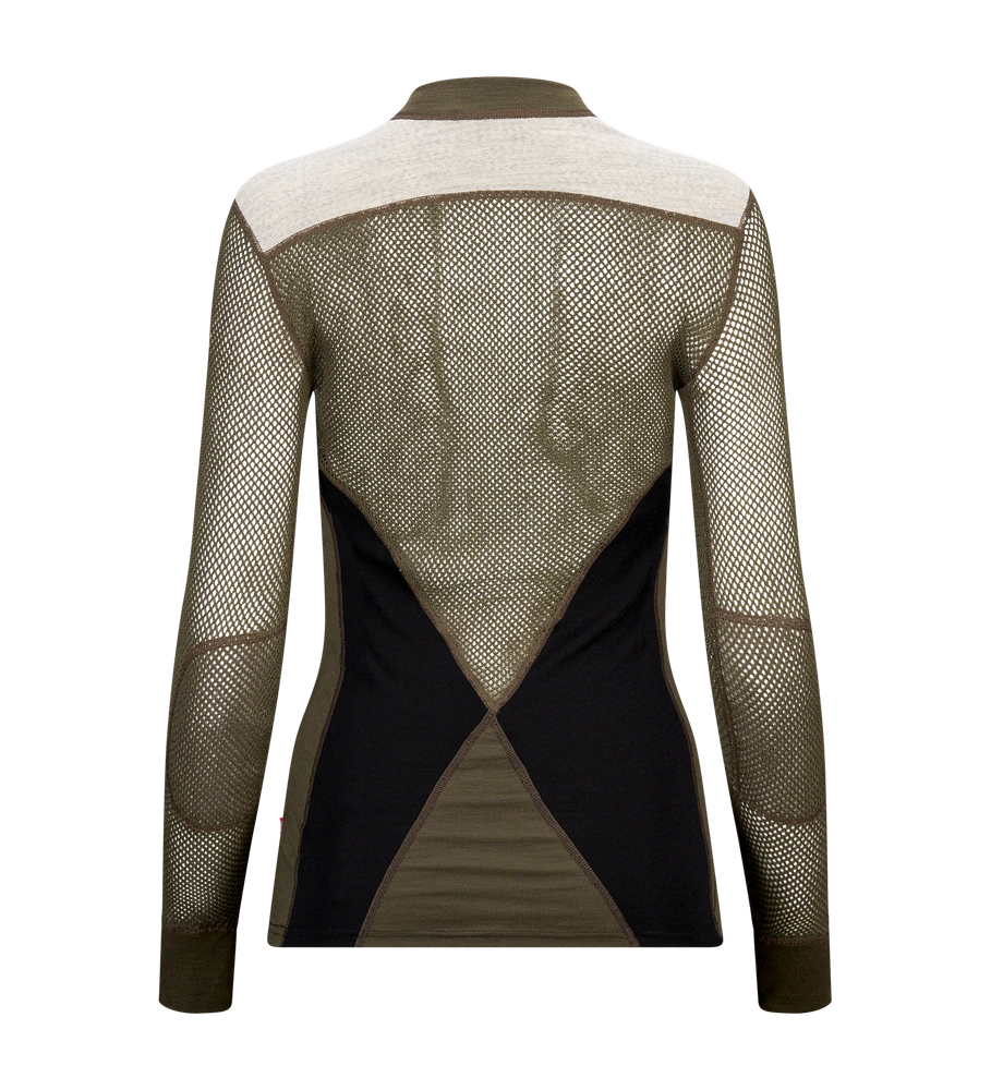 WoolNet Hybrid Crewneck Dam