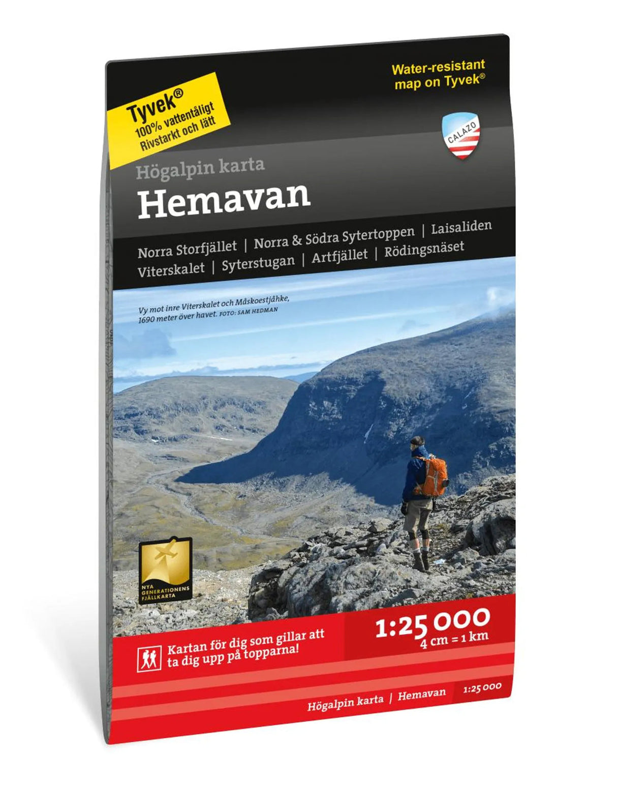 Högalpin karta Hemavan