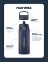 LifeStraw Bottle Go 2.0 500ml Stainless Steel