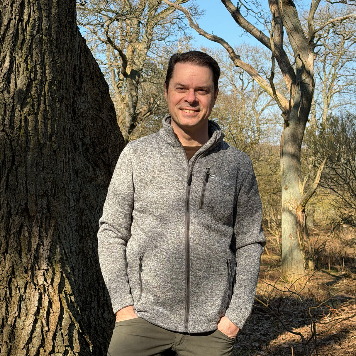 Hajk Fleecejacka Herr