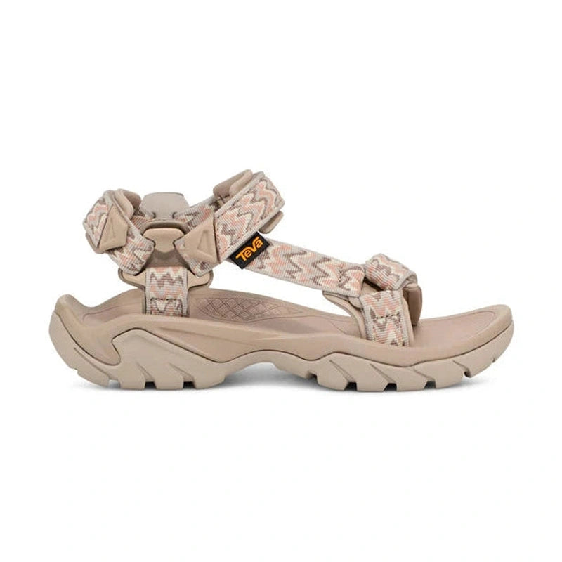 Teva Terra Fi 5 vandringssandal beige med geometriskt mönster