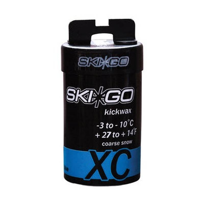 Skigo XC blå fluorfri fästvalla för kornig snö, -3 till -10°C