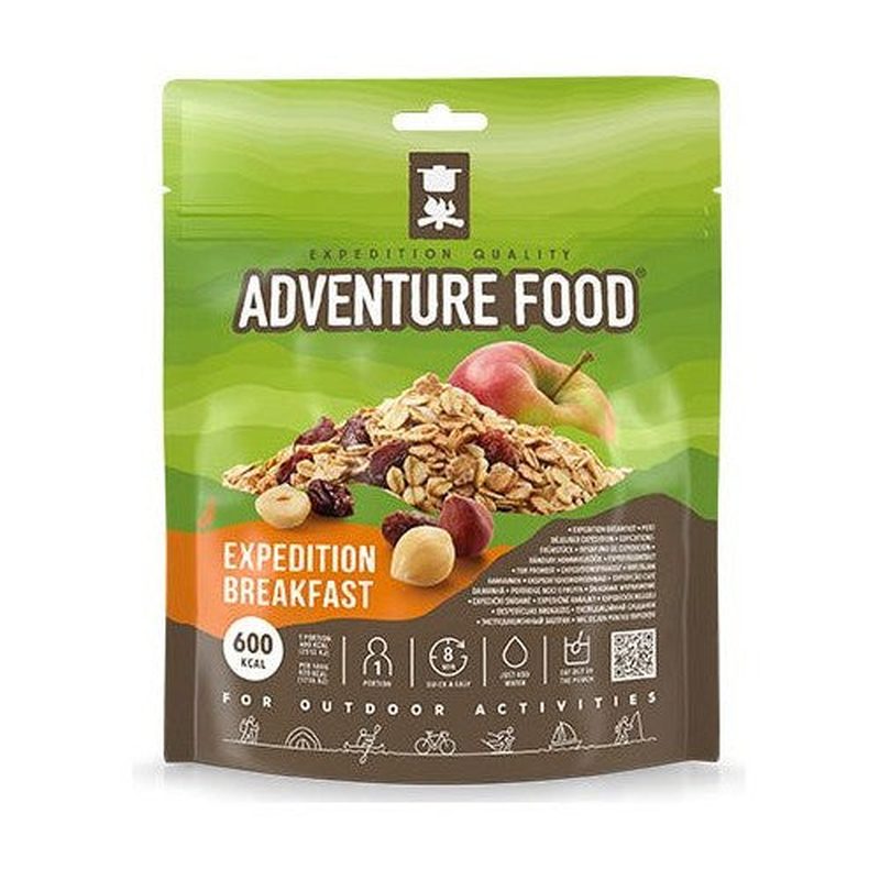 Adventure Food Expedition Breakfast frystorkad havregrynsgröt med hasselnötter och russin