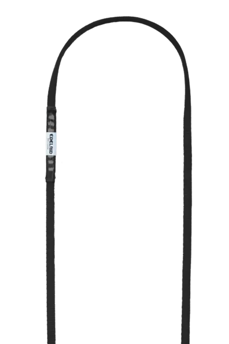 Svart Edelrid Tech Web Slinga 8mm med GCLIMB-etikett
