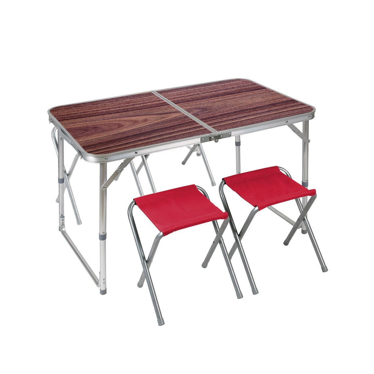Campingbord med 4 pallar