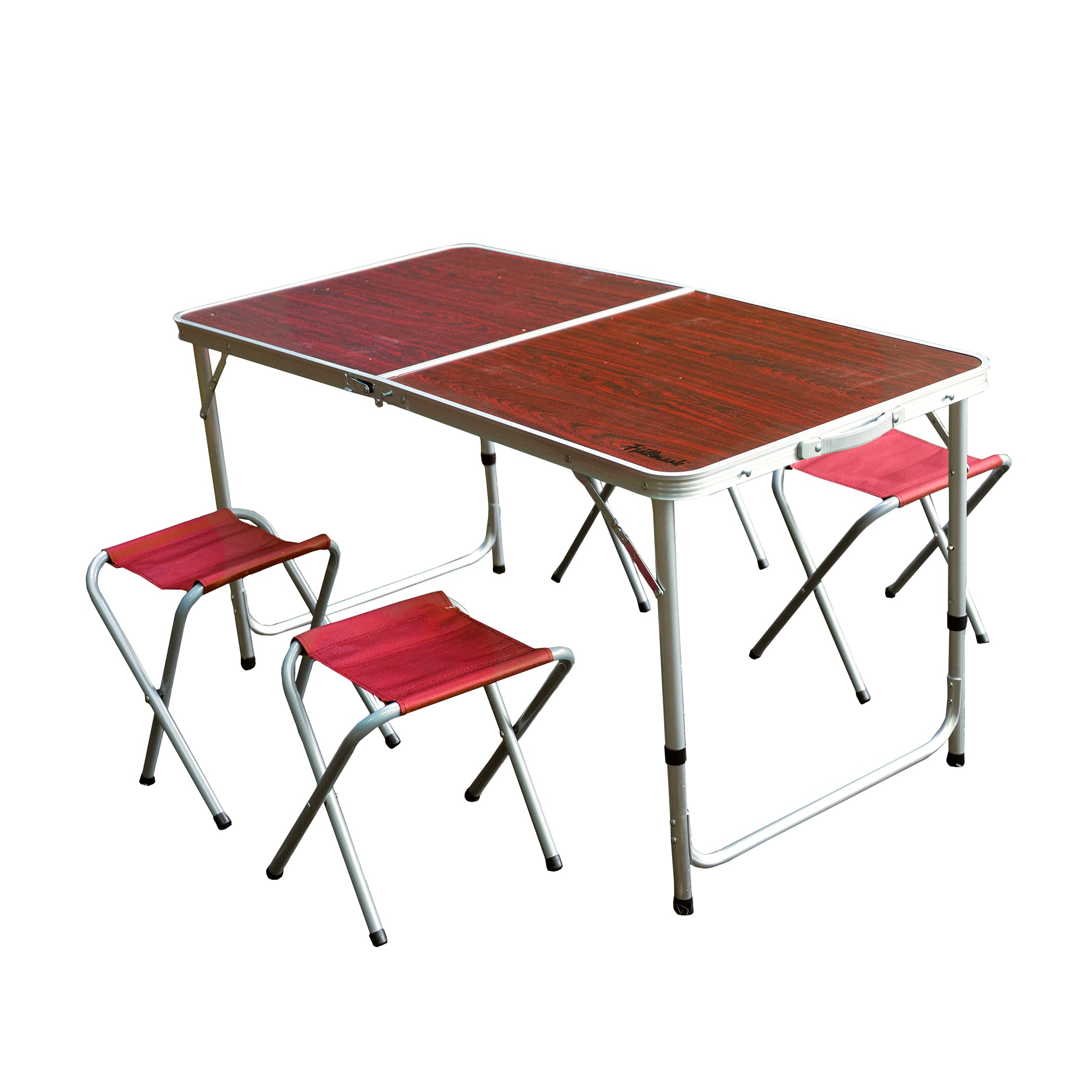 Campingbord med 4 pallar