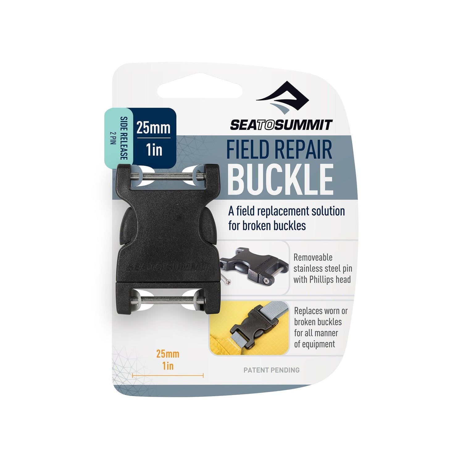 Field Repair Buckle Side Release 2 Pin