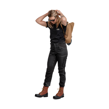 Makke High Waist Curved Vandringsbyxa Dam