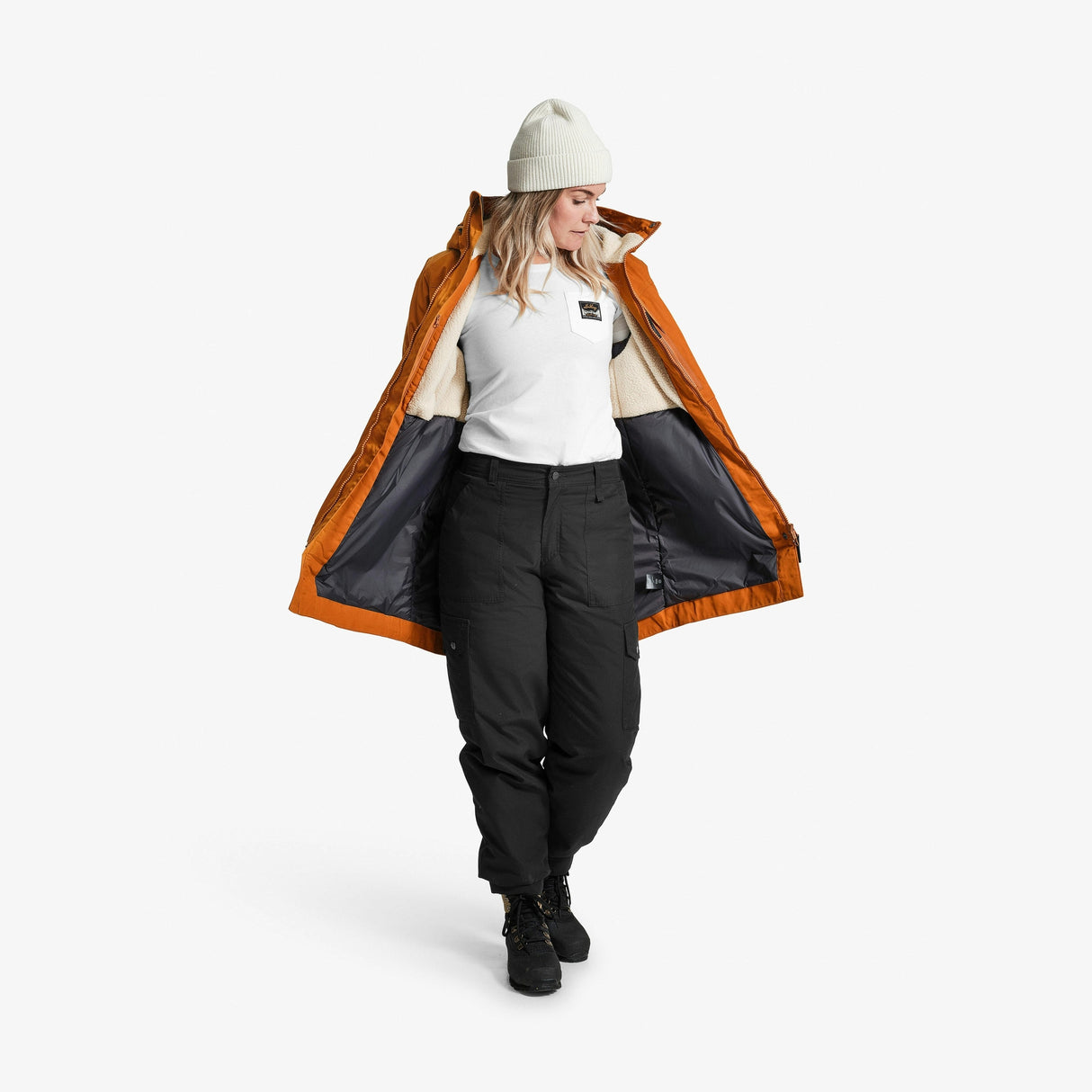 Fulu Cargo Insulated Pant W Black Model 1