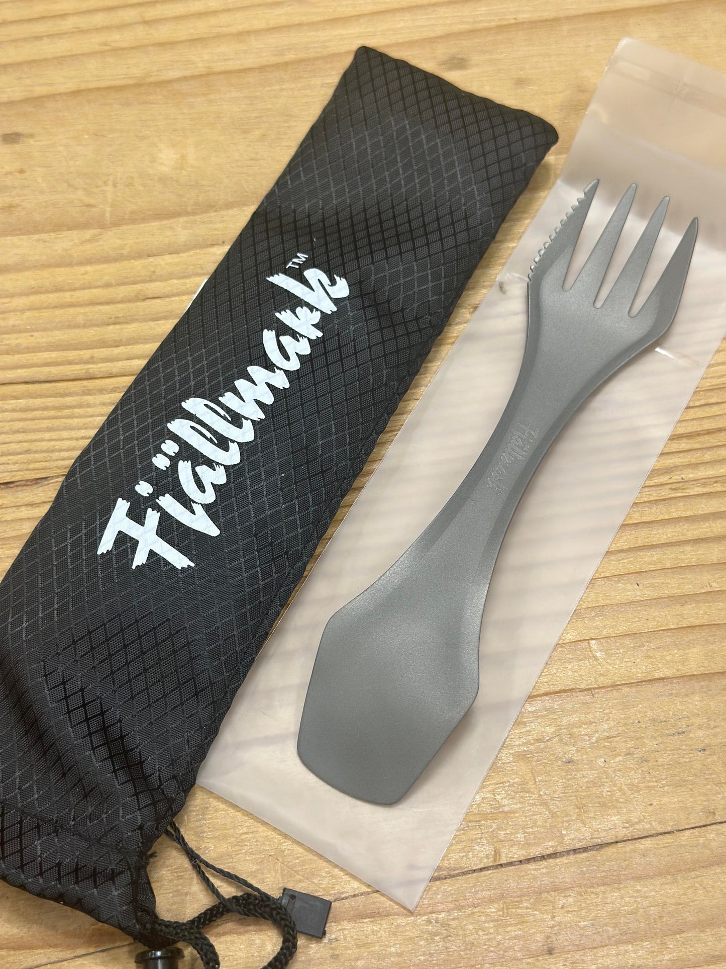 Ultralätt spork i Titan