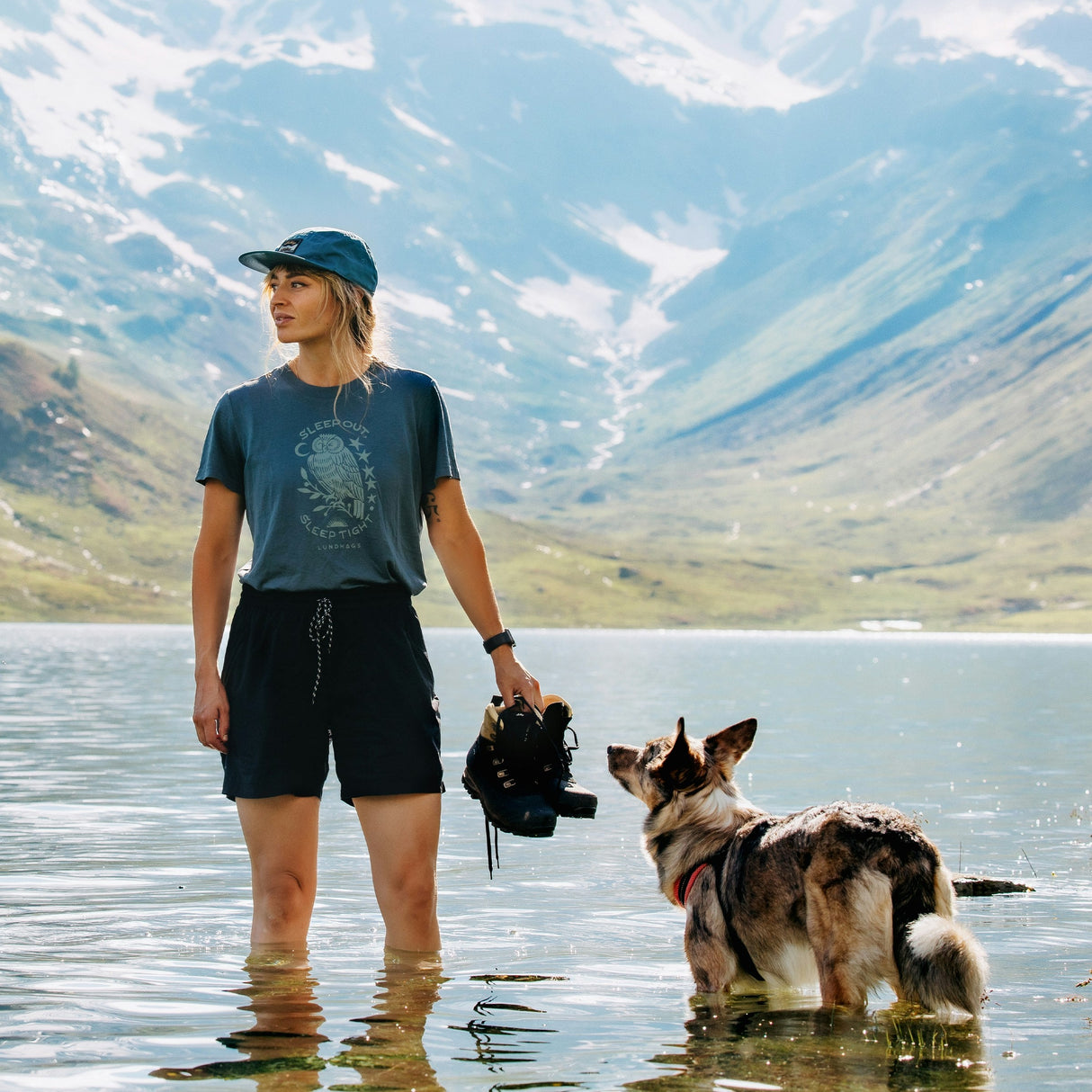 Järpen Printed t-shirt Dam