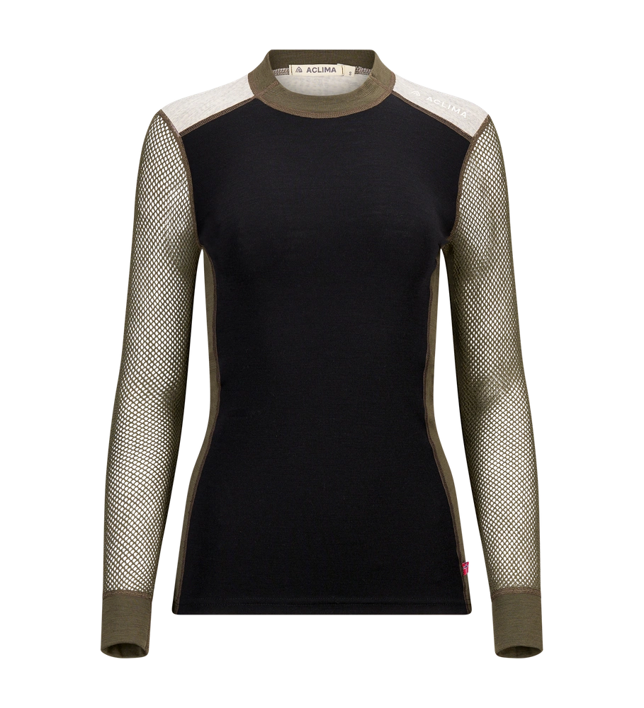 WoolNet Hybrid Crewneck Dam