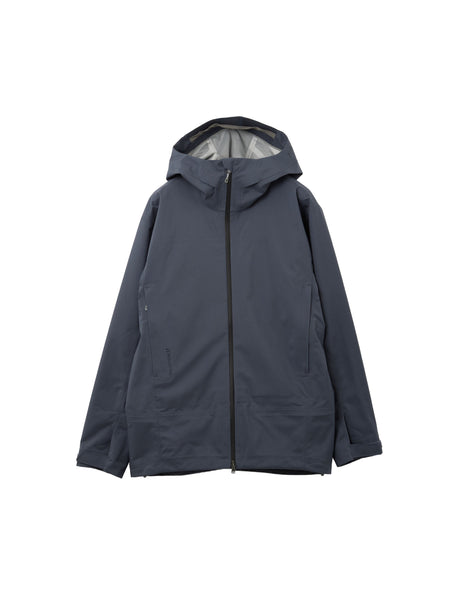 Mörkgrå Houdini Ride Jacket II skaljacka för herrar med huva och bröstficka