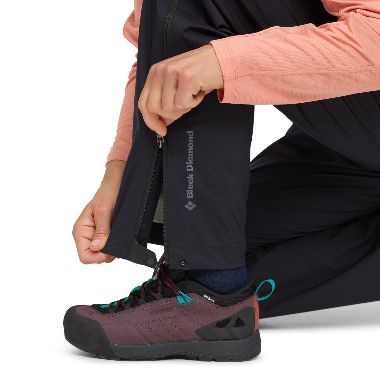 Fineline Stretch Full-Zip Skalbyxor Dam