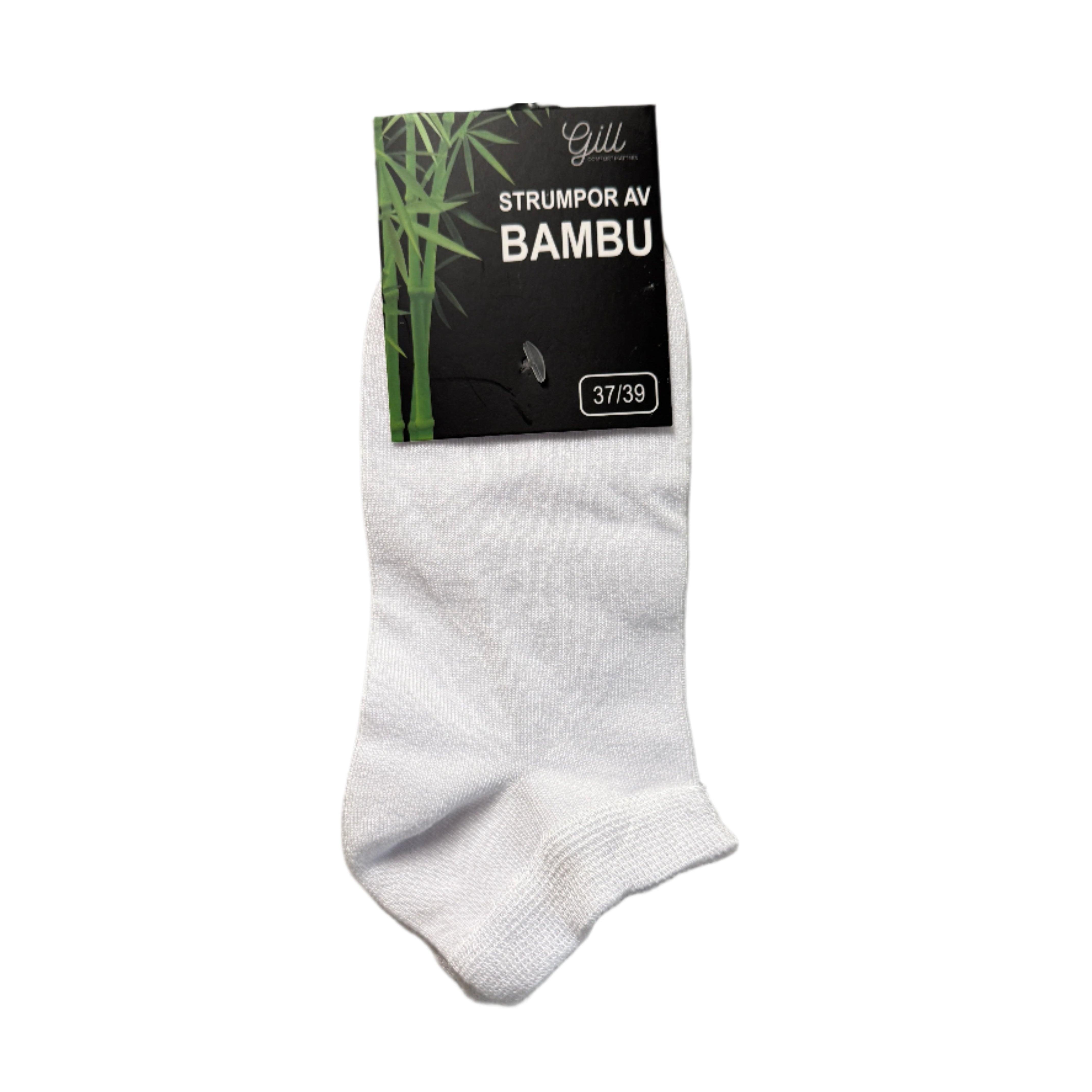 Bambustrumpa Sneaker Vit