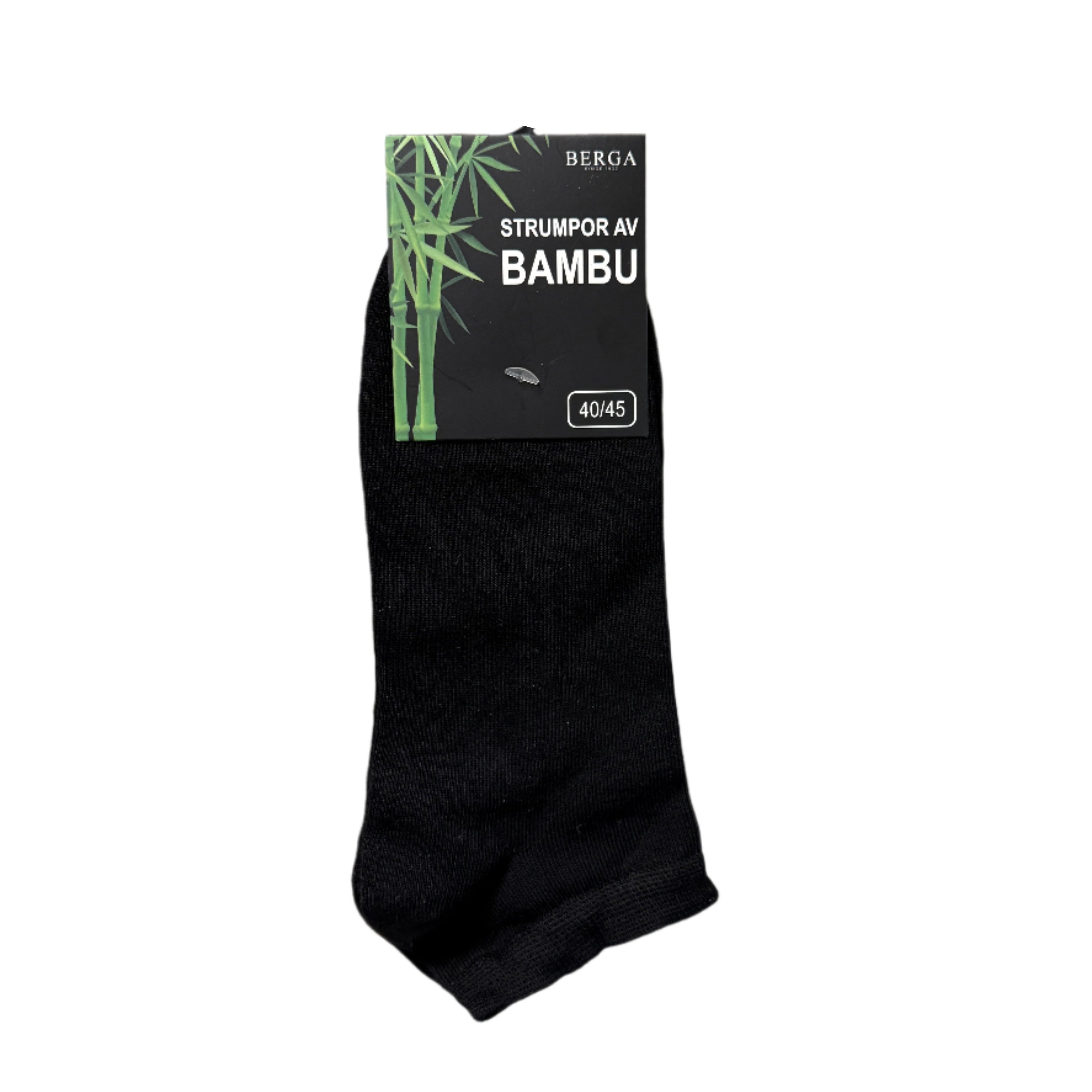 Bambustrumpa Sneaker Svart