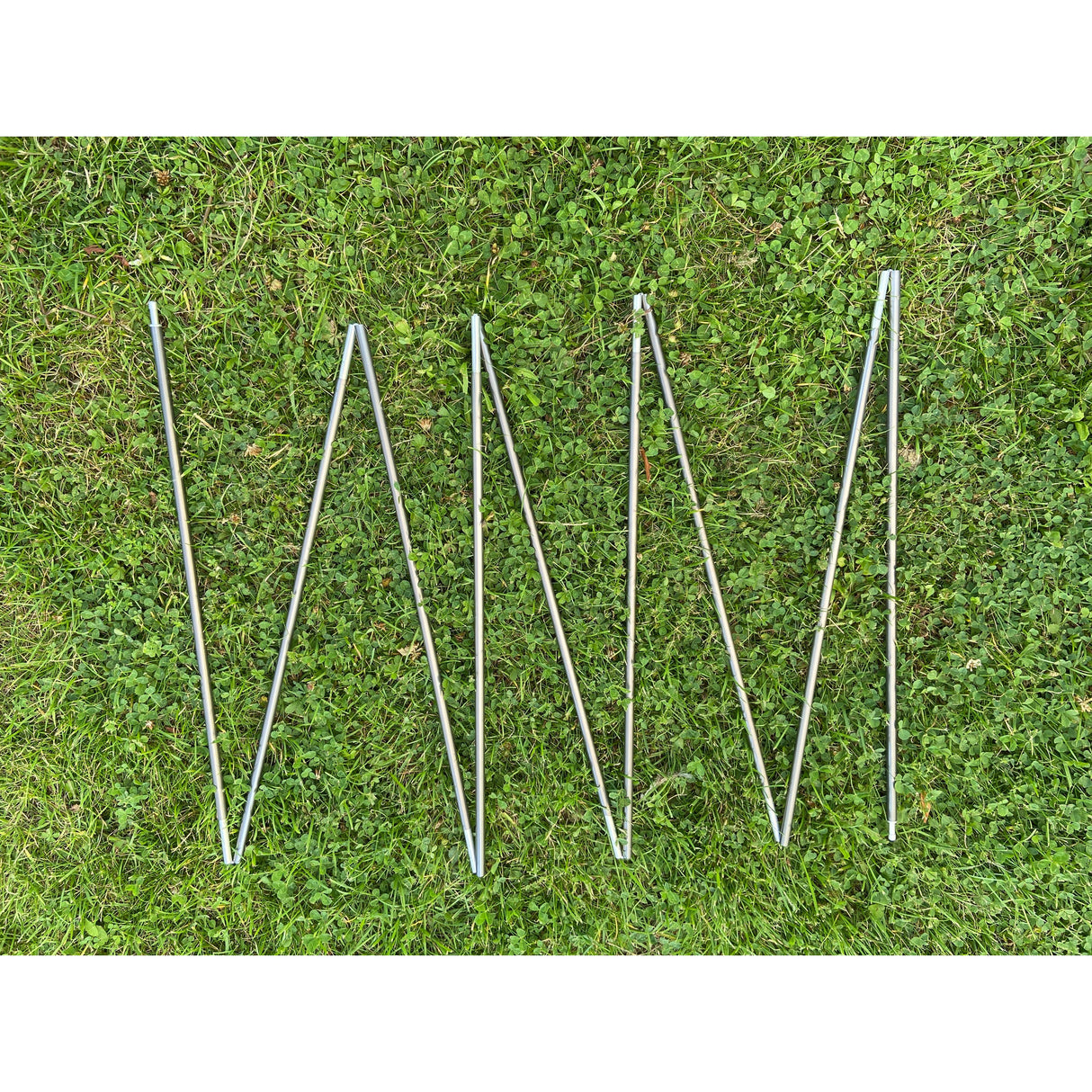 Reservbåge tält aluminium grå