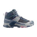 Salomon X Ultra 5 Mid vandringskänga blå/grå med Advanced Chassis-teknik