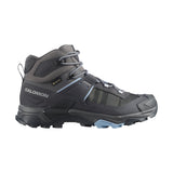Salomon X Ultra 5 Mid vandringskänga svart/grå med ljusblå detaljer och GORE-TEX