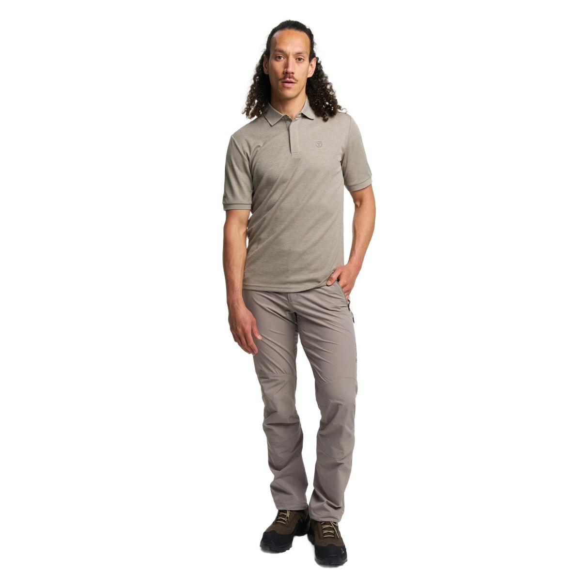 TXlite Melange Polo Herr