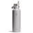 Ljusgrå Hydro Flask vattenflaska med Flex Straw-locke och tydlig logotyp