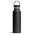 Svart Hydro Flask vattenflaska med svart lock och handtag