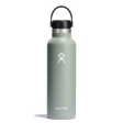 Ljusgröngreen Hydro Flask-termos med svart lock och handtag