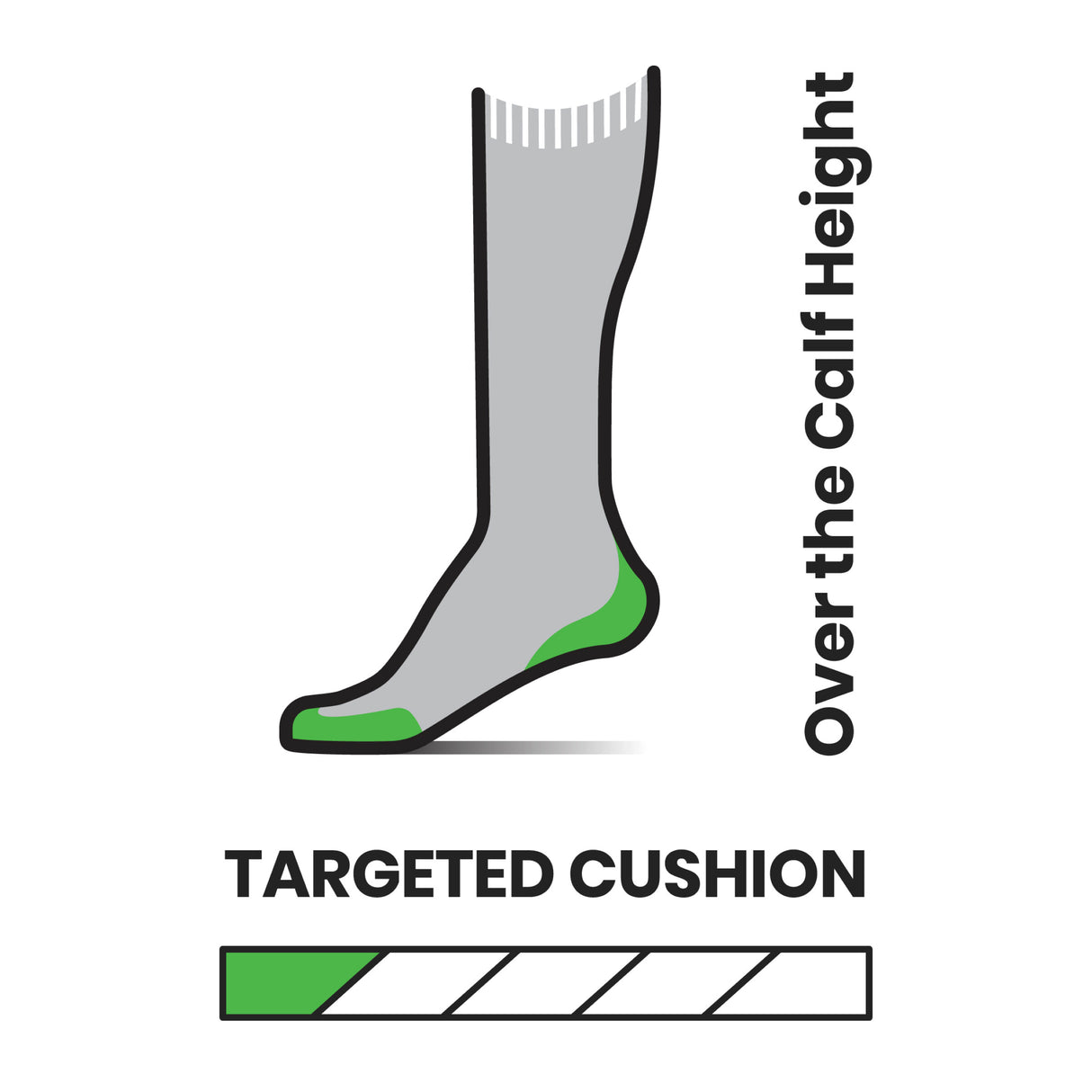 Skidstrumpa Targeted Cushion Extra Stretch OTC